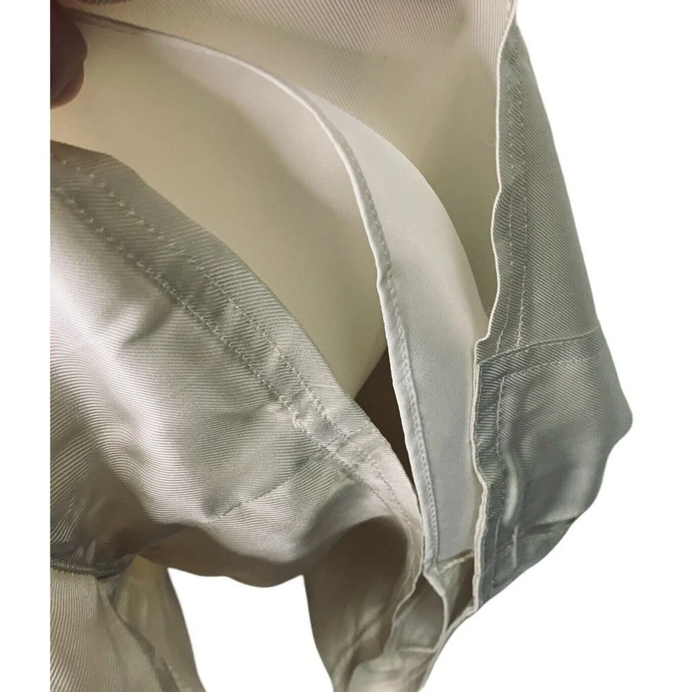 Cinq à Sept Tous Les Jours Amia Twill Romper Womens Size XS Ivory NWT $345 - Picture 13 of 15